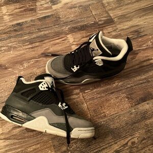 Air Jordan flight Black and Gray Sneakers 5.5Y